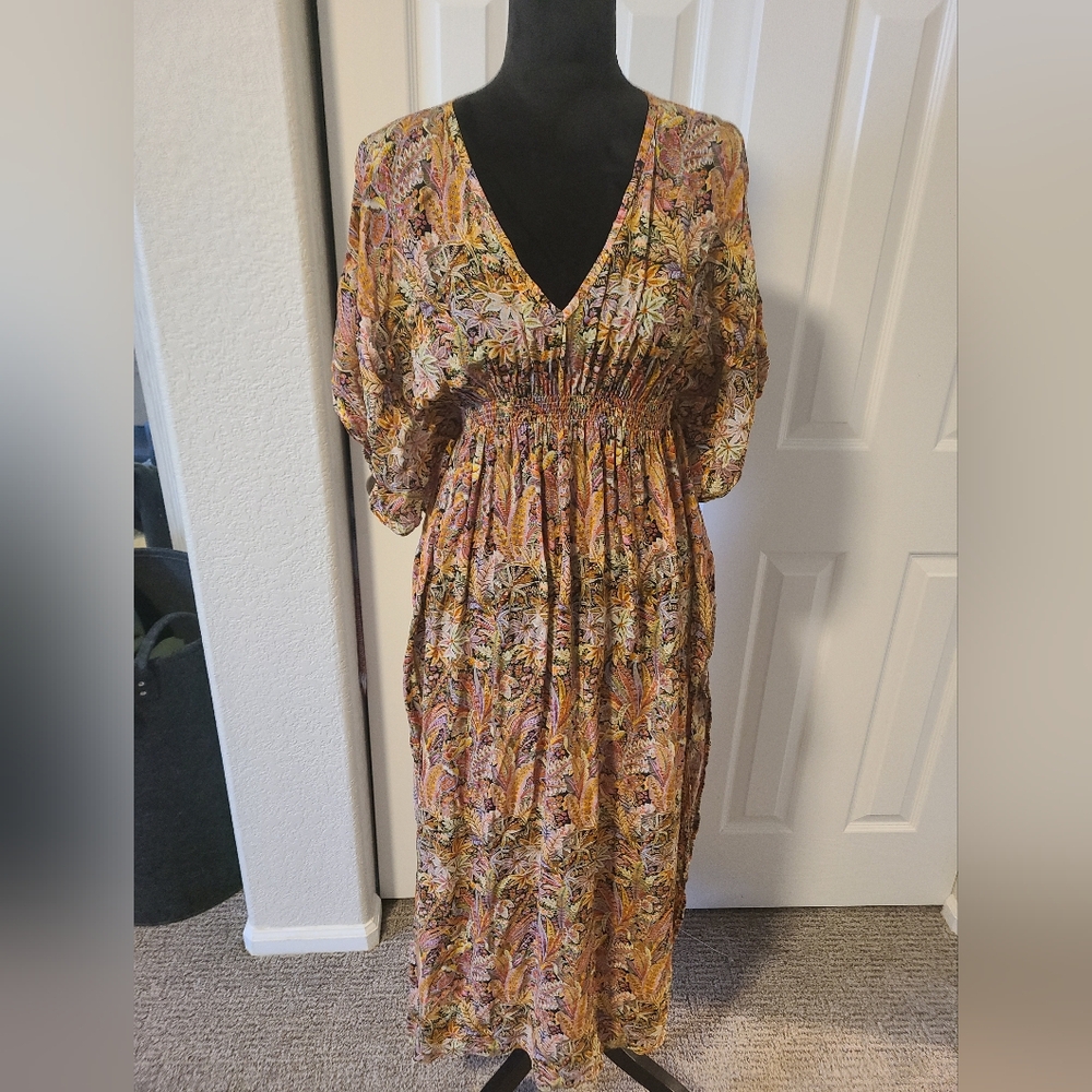 Multi Color Caftan - Picture 1 of 5